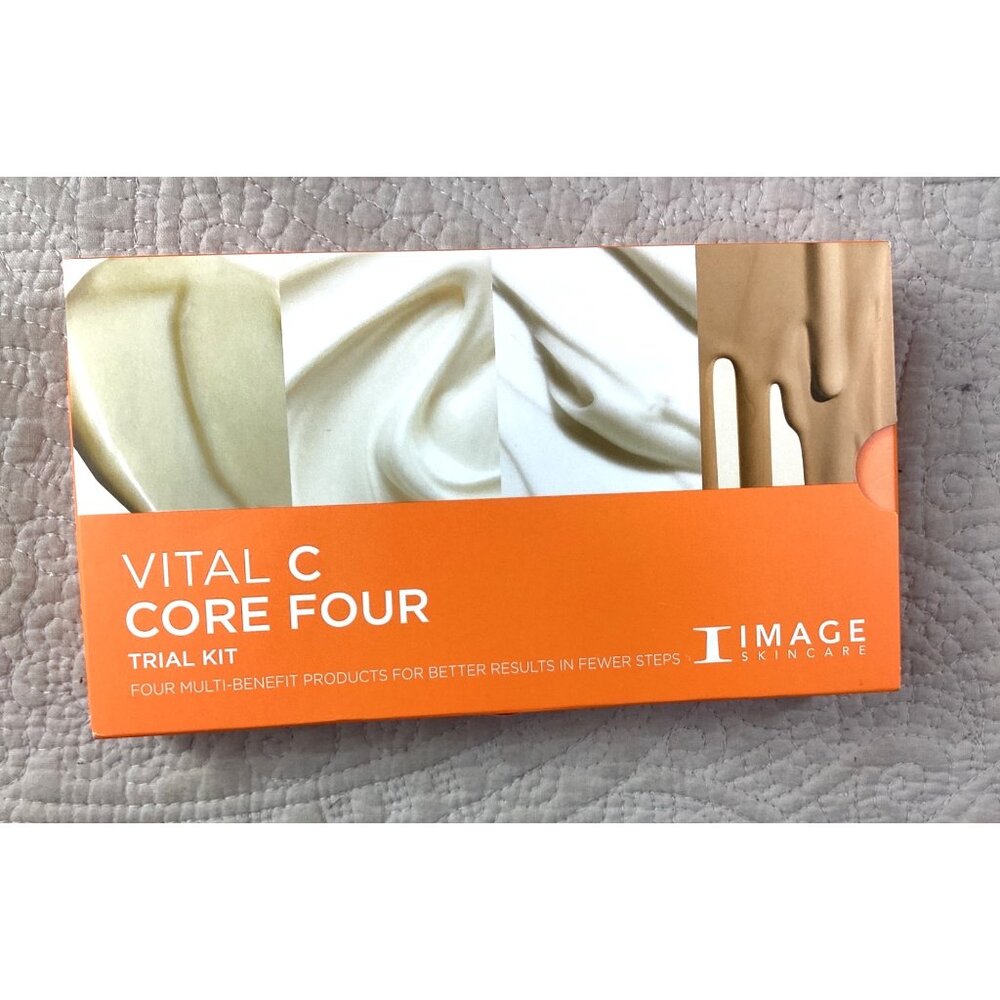 Image Skincare Vital C Core Four Trial Kit With Natural Canvas Tote Bag*NEW